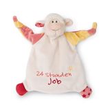 NICI 47130 knuffeldier lam, 25 x 25 cm, 24 uur, wit