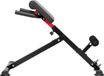 Chaise romaine avec support dorsal, banc hyperextension, réglable, pliable, appareil de fitness
