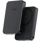 Empower by PanzerGlass PanzerGlass Empower Bank Powerbank 10.000 mAh - Draadloze Powerbank - Geschikt voor MagSafe en Qi2 - Space Black