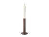 ERNST Bougeoir en bois Ernst 20 cm Marron foncé