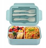 Merkloos Lunchbox Blauw 1400 ml