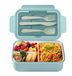 Merkloos Lunchbox Blauw 1400 ml