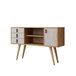WELL HOME MOBILIARIO & DECORACIÓN Console, 100% melamine gecoate spaanplaat, eiken wit