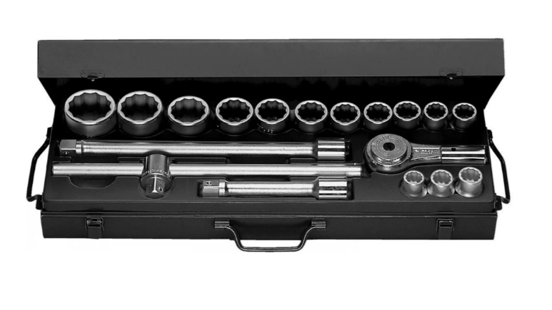 Facom doppen set 3/4' 12 kant 19-55mm