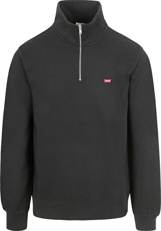 Levi's Sweater Half Zip Zwart - Maat S - Heren