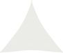 vidaXL Zonnezeil 160 g/m² 3x4x4 m HDPE Wit