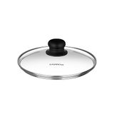 GLAZEN DEKSEL CM 22 ZWART SOFT TOUCH
