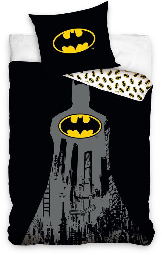 4KidsOnly Batman Dekbedovertrek Eenpersoons Katoen Multi 140x200 cm