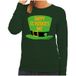Bellatio Decorations Happy St. Patricksday sweater groen dames L