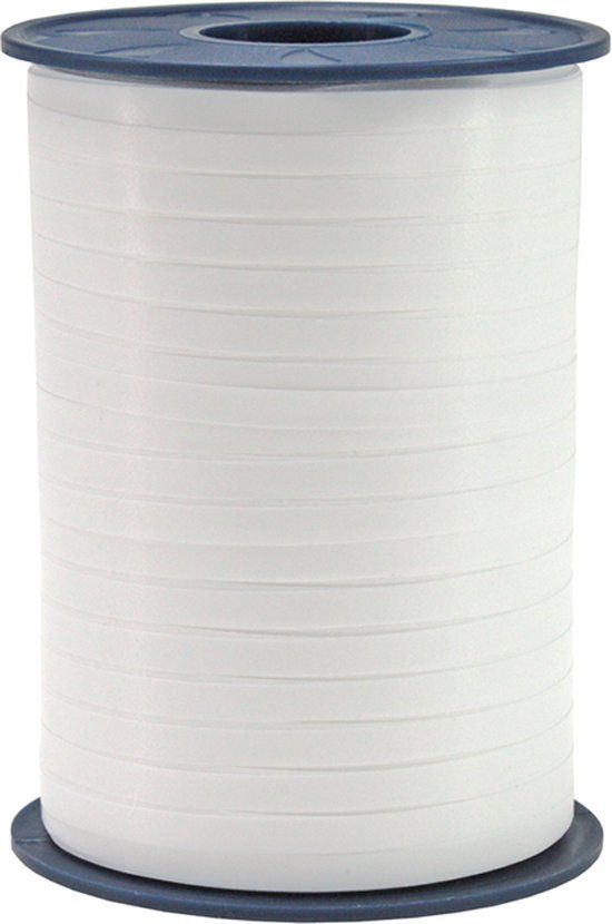 Ballonnenkoning ONLY Wit lint - 500 meter - 5 mm