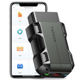 TOPDON Topscan OBD2-diagnoseapparaat, Bluetooth OBDII-diagnosegereedschap voor alle systemen, bidirectionele controle/actieve test, voertuigprestatietest voor iPhone en Android alle software, 1 jaar