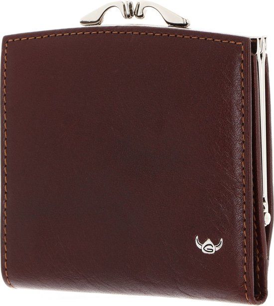 Golden Head Leren portemonnee Colorado RFID Protect Bügelbörse 2049 Tabacco bruine