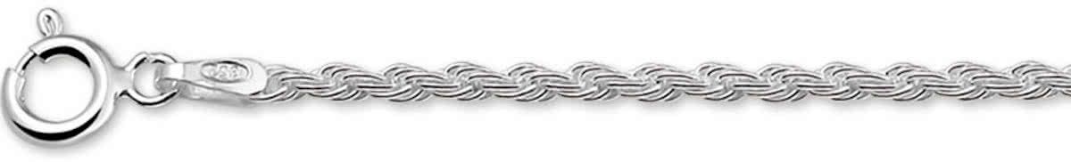 The Jewelry Collection Armband Koord 2,0 mm - Zilver