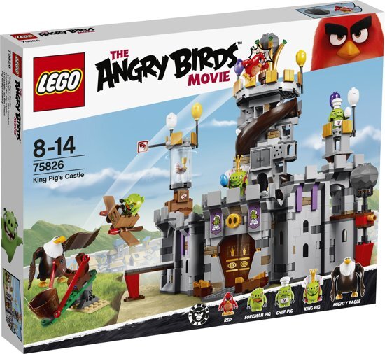 lego Angry Birds Het Kasteel van Koning Pig - 75826