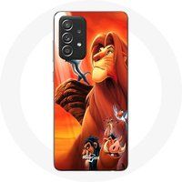Maniacase Hoesje voor Samsung Galaxy A33 5G The Lion King Simba en Mufasa