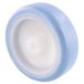 WAGNER 03677501 Zwenkwiel/bokrol/meubelwiel, zacht reservewiel, diameter 75 mm, blauw/wit, draagkracht 60 kg