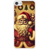 Apple iPod Touch 5/6 Bedrukt siliconen hoesje pere noel vintage