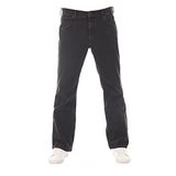 Wrangler Heren Jeans Broeken Jacksville bootcut Fit Zwart Volwassenen Denim Jeansbroek
