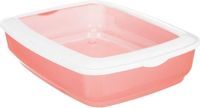 TRIXIE Brisko kattenbak met rand, transparant, 31 x 10 x 43 cm