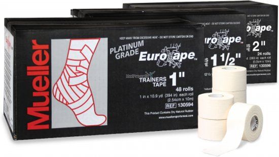 Mueller Eurotape Wit 2.5 cm x 10 m / 5 rollen