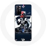 Maniacase Hoesje voor Xiaomi Redmi Note 11s 5G Formule 1 Max Verstappen F1 Coureur Blauw