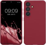 kwmobile telefoonhoesje geschikt voor Samsung Galaxy S25 - Hoesje voor smartphone - Precisie camera uitsnede - In bordeaux-violet