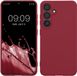 kwmobile telefoonhoesje geschikt voor Samsung Galaxy S25 - Hoesje voor smartphone - Precisie camera uitsnede - In bordeaux-violet