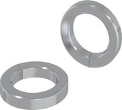 vidaXL Veerwasmer - 2 stuks - Wit - 13 x 1 mm - IJzer