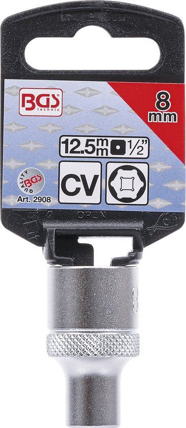 BGS 2908 | Dopsleuteldop zeskant 1/2 8 mm