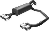 Dubbele Ulter Sport Dubbele Sportuitlaat Peugeot RCZ 1.6THP 115kW/1.6THP 147kW/2.0 HDI 120kW 2010-2012 2x 90mm