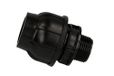 PE-klemaansluitschroefverbinding 40 mm x 1" AG