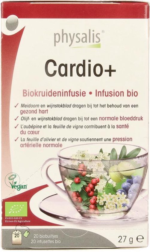 Physalis - Cardio + infusie bio - 20 Stuks