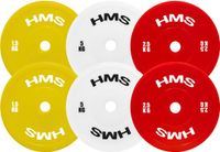 HMS TPP Serie - PE Halterschijven - 2 x 5.0 kg - Wit