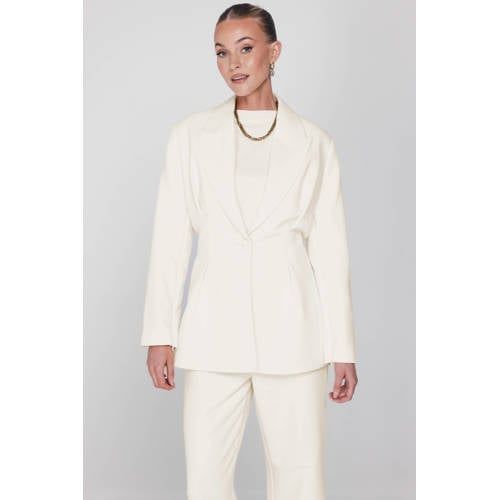 Accentil Accentil regular blazer ecru