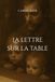 La lettre sur la table