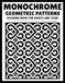 Monochrome Geometric Patterns: Relaxing Geometric Coloring Book