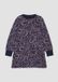 s.Oliver Jurk navy gebloemd lange mouw regular-fit fleece