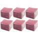 Hostelnovo - 600 stuks tafelservetten, bordeaux, wegwerppapier, microsteek, 10 x 10 cm (ingeklapt) en 20 x 20 cm (opengeklapt), ideaal voor catering-evenementen, bars en feestjes