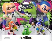 Nintendo Amiibo Character - 3 Pack (Splatoon Girl/Squid/Boy) (OZ) /Wii-U