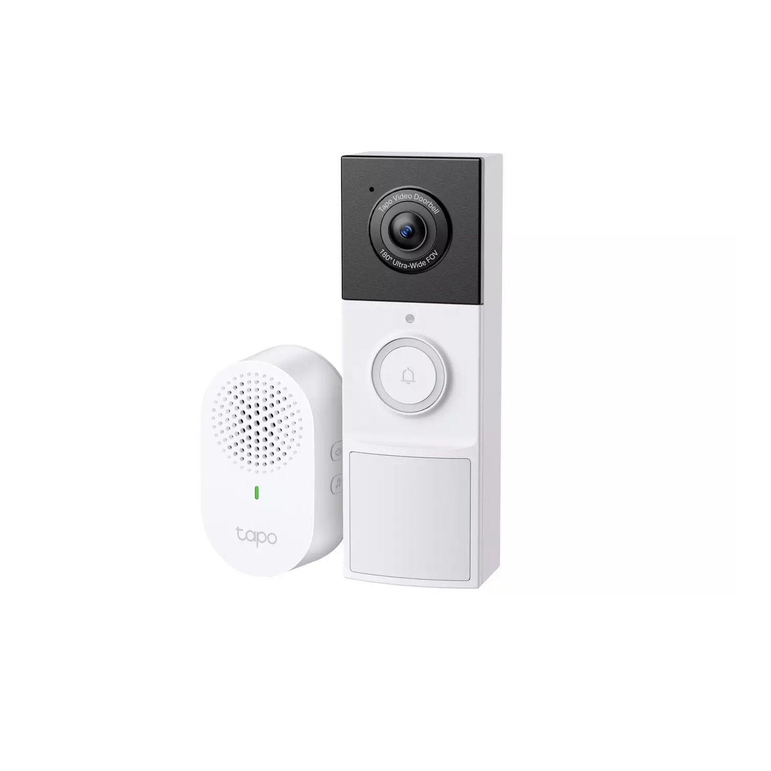 TP-Link Tapo D210 - Slimme 2K Video deurbel op Batterij - inclusief chime/gong - Zonder Abonnement - Nachtzicht in kleur - IP65 - Slimme deurbel