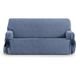 ECOMMERC3 3-zits bankhoes van jacquard-stof, niet elastisch, blauw, met decoratieve banden en elegante bescherming voor je bank