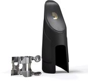 RICO D'Addario Woodwinds HCL1S H-Ligature & Cap voor Bb Klarinet (Verzilverd)