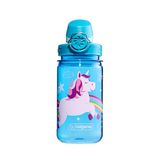 Nalgene Sustain Waterfles van Tritan, voor kinderen, BPA-vrij, 340 ml, blauwe eenhoorn, blauw