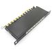 1aTTack.de 367491 Patchpaneel CAT6a SLIM 8 poorten zwart 0,5 RU verdeelpaneel LSA+ aansluittechnologie netwerkdistributie - RJ45 - TIA 568 A/B - zwart