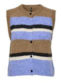 Only Gilet Onlkallie Sl Button Vest Knt 15361098 Toasted Coconut/ Ultramarin Dames Maat - S