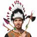 Boland Indianen Verkleed Accessoires Set - Veren Tooi - Speer - Tomahawk Bijl - Met Ornamenten - Voor Volwassenen