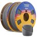 PLA+ filament, 1,75 mm, Gris spatial, 2 kg, pour impressions rapides