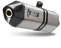 Mivv Speed Edge Honda Crf 1100 L Africa Twin 2020-24 H.079.lrx Silencieux Slip On Homologué Argent Homologué
