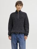 JACK&JONES JORBLEECKER KNIT HALF ZIP BF Heren Gebreide trui L Sky Captain