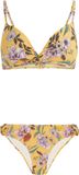 Protest Prtchannel B&C-Cup Wire Bikini Cheeky Dames - Tumericyellow Gebloemd - Maat M38C
